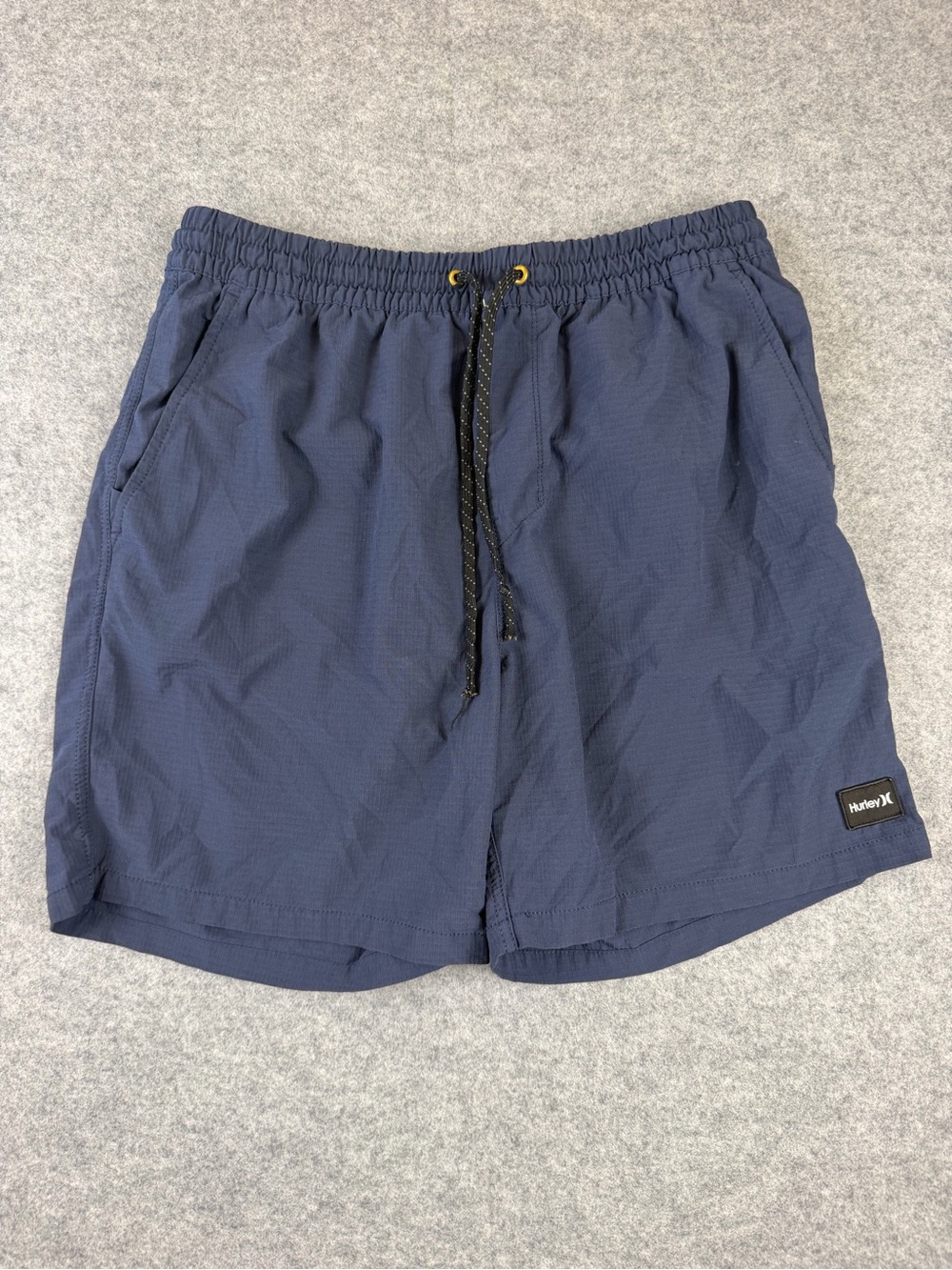 Hurley Men’s L Phantom Zuma Volley Shorts Dark Navy Swim Boardshorts Hybrid READ